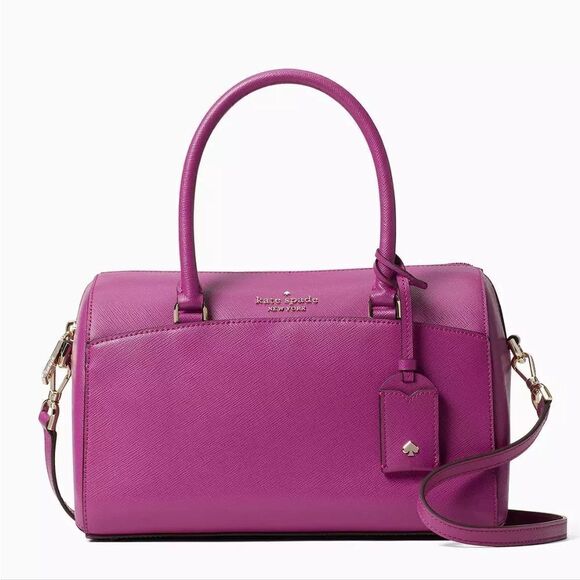 Kate Spade New York Devyn Medium Duffle Satchel Shoulder Bag Tote 👛 Bajarose - Picture 4 of 16